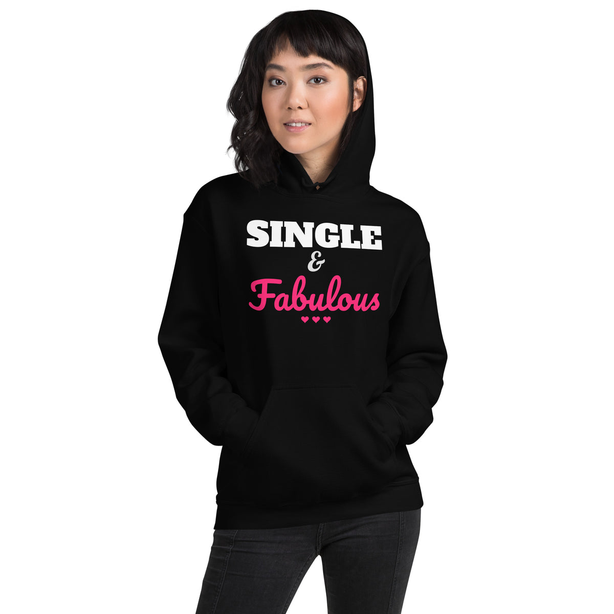Single & Fabulous Valentine's Day Unisex Hoodie
