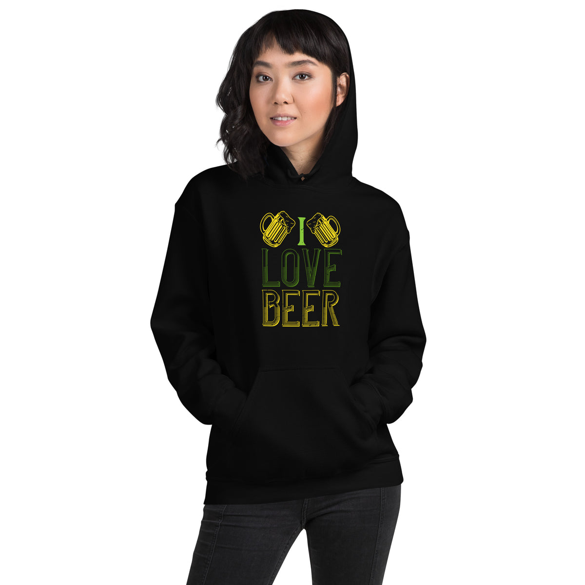 I Love Beer St. Patrick's Day Unisex Hoodie