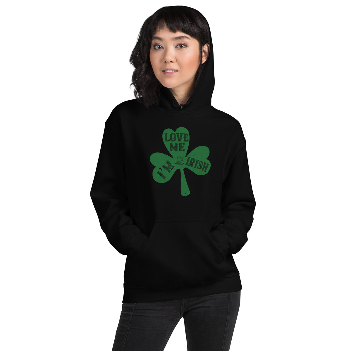 Love Me, I'm Irish St. Patrick's Day Unisex Hoodie