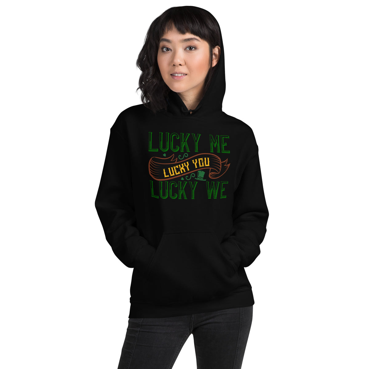 Lucky Me, Lucky You, Lucky We St. Patrick's Day Unisex Hoodie