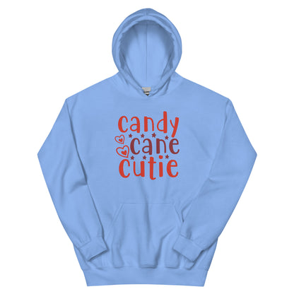 Candy Cane Cutie Christmas Unisex Hoodie