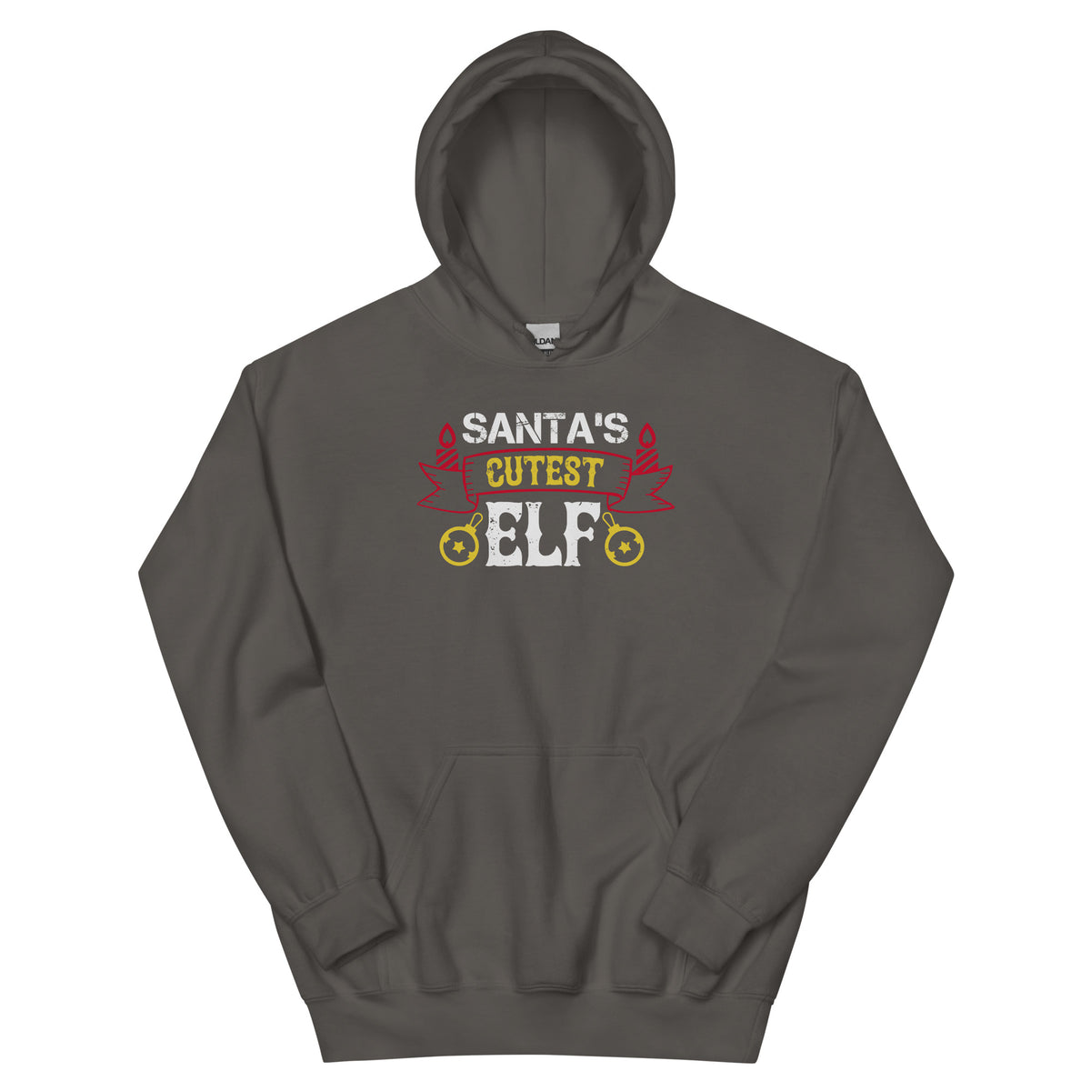 Santa's Cutest Elf Christmas Unisex Hoodie