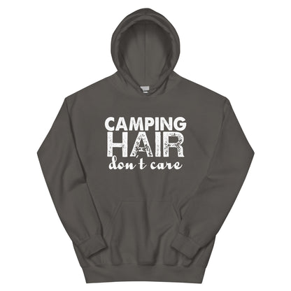 Camping Hair Don't Care Unisex Hoodie