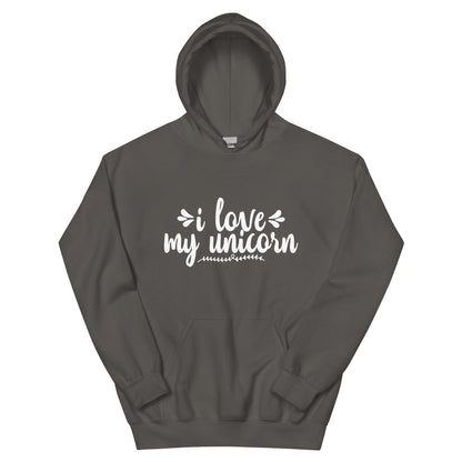I Love My Unicorn Unisex Hoodie