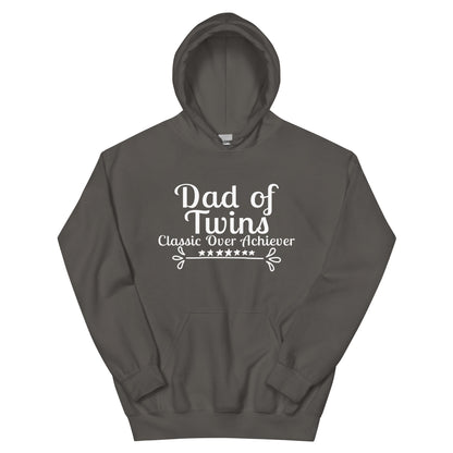 Dad of Twins Classic Over Achiever Unisex Hoodie