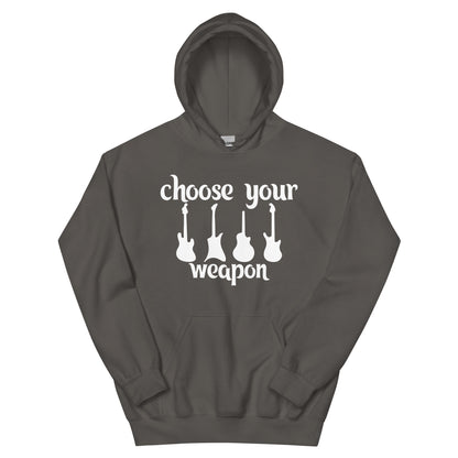 Choose Your Weapon Guitar Unisex Hoodie