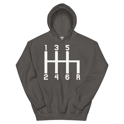 Gear Shift 1-3-5-2-4-6-R Unisex Hoodie