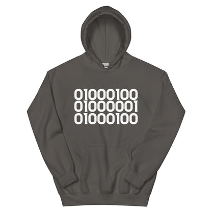 DAD in Binary Unisex Hoodie