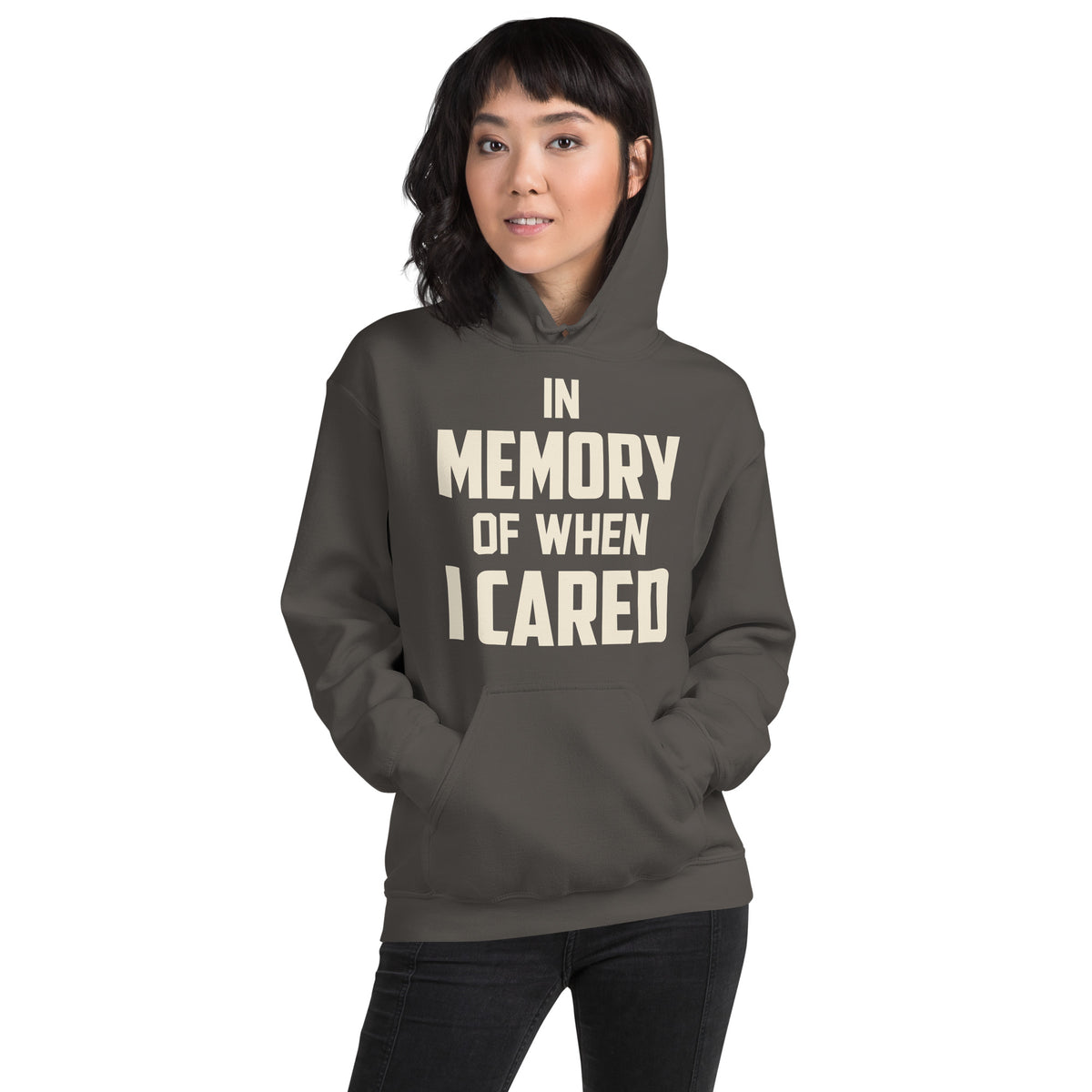 In Memory of When I Cared Unisex Hoodie