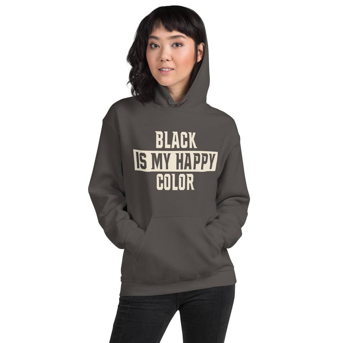 Black Is My Happy Color Unisex Hoodie