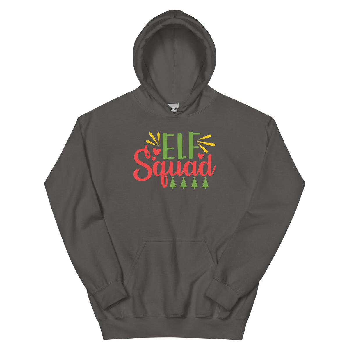 Elf Squad Christmas – Pine Trees Unisex Hoodie