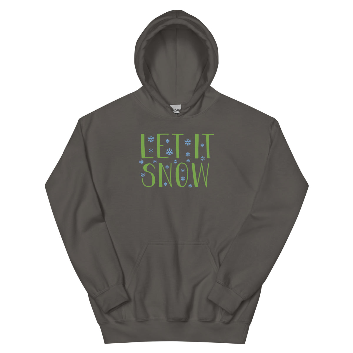 Let It Snow Christmas – Snowflakes Unisex Hoodie