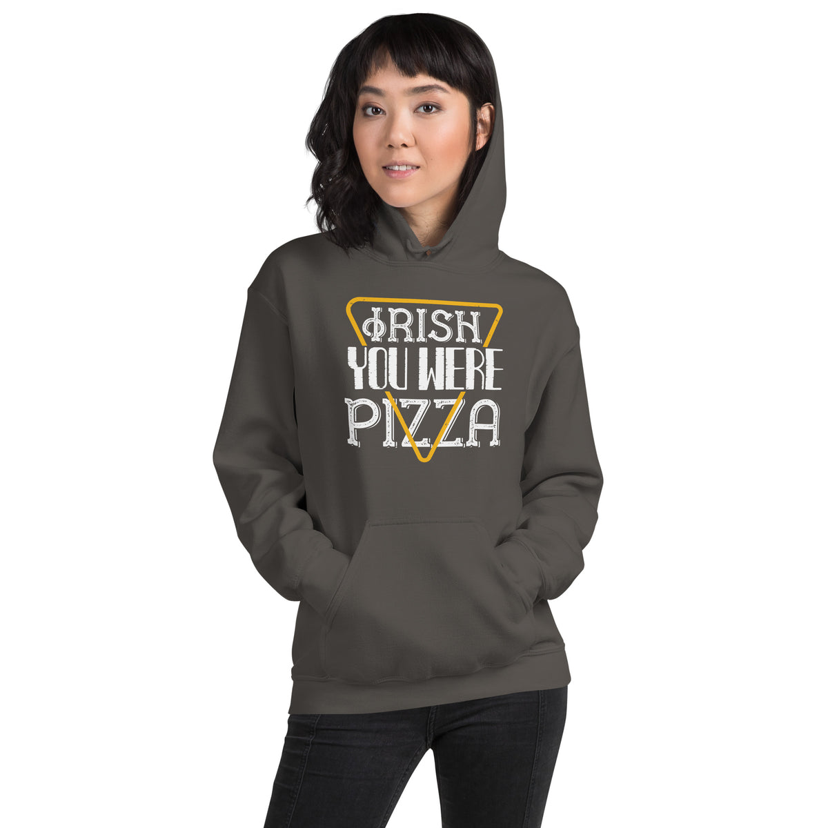 Irish You Were Pizza St. Patrick's Day Unisex Hoodie