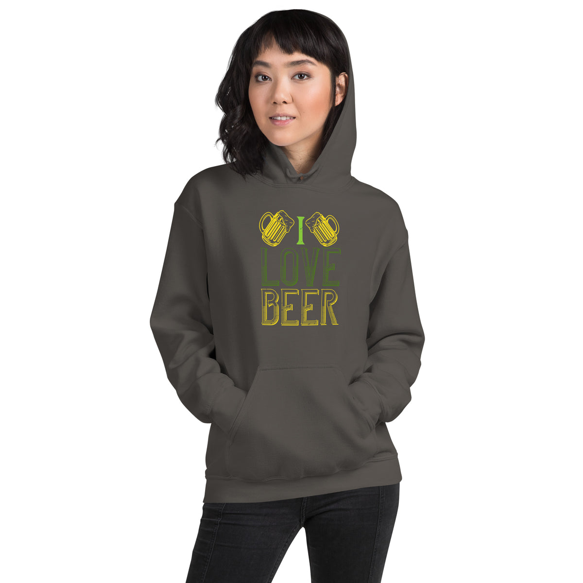I Love Beer St. Patrick's Day Unisex Hoodie