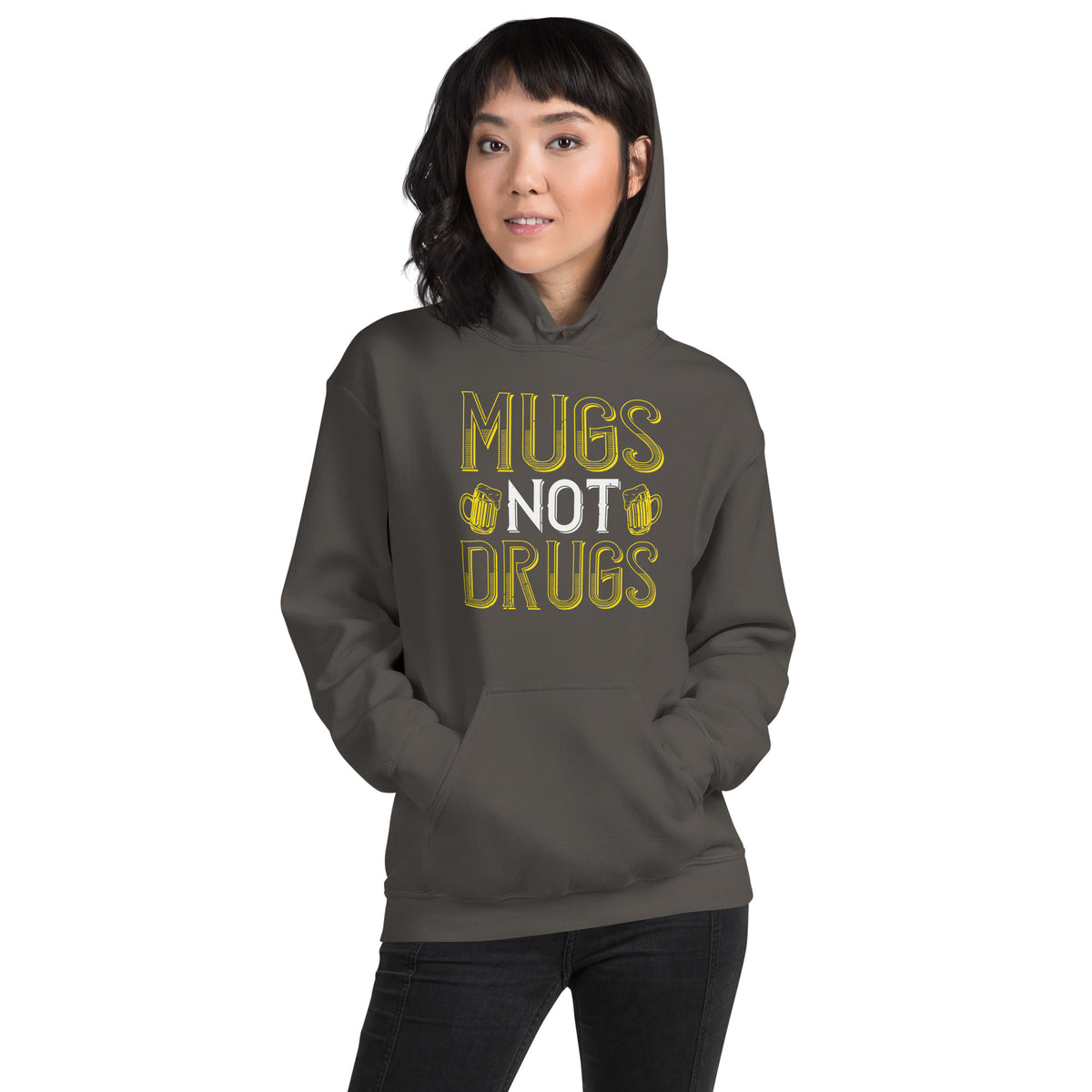 Mugs Not Drugs St. Patrick's Day Unisex Hoodie