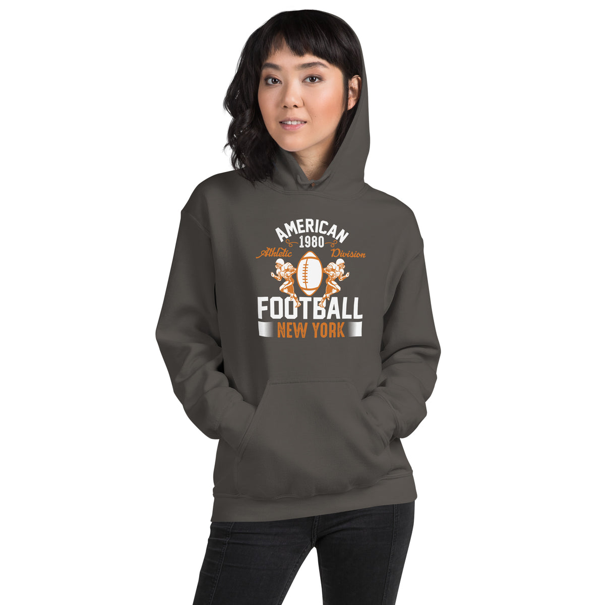 American Football 1980 Athletic Division New York Unisex Hoodie