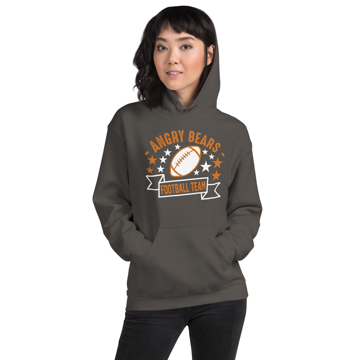 Angry Bears Football Team Unisex Hoodie