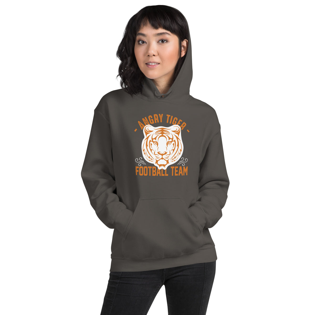 Angry Tiger Football Team Unisex Hoodie
