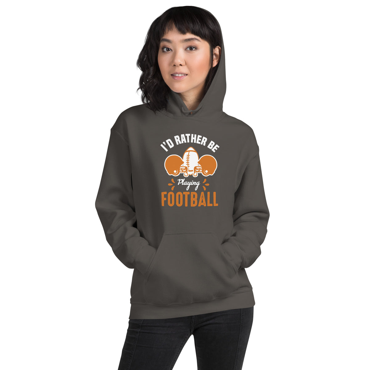 I'd Rather Be Playing Football Unisex Hoodie