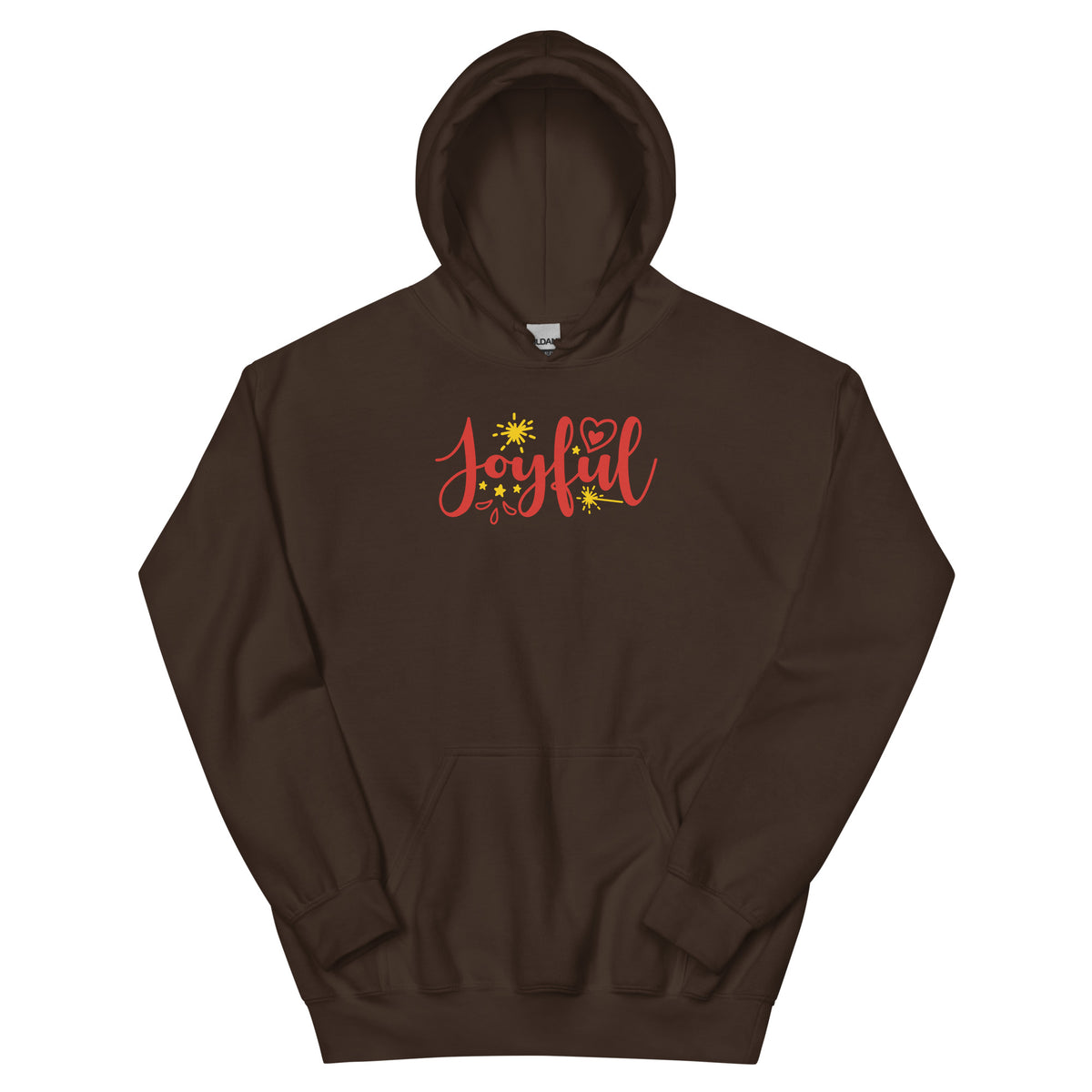 Joyful Christmas – Sparkle Script Unisex Hoodie