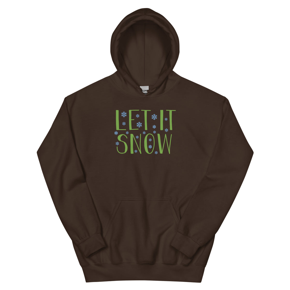 Let It Snow Christmas – Snowflakes Unisex Hoodie