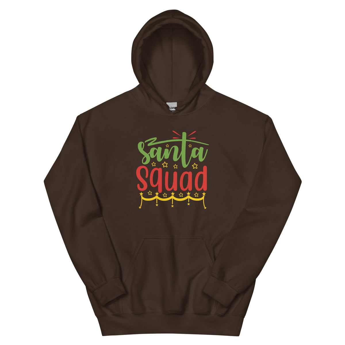 Santa Squad Christmas – Starry Garland Unisex Hoodie