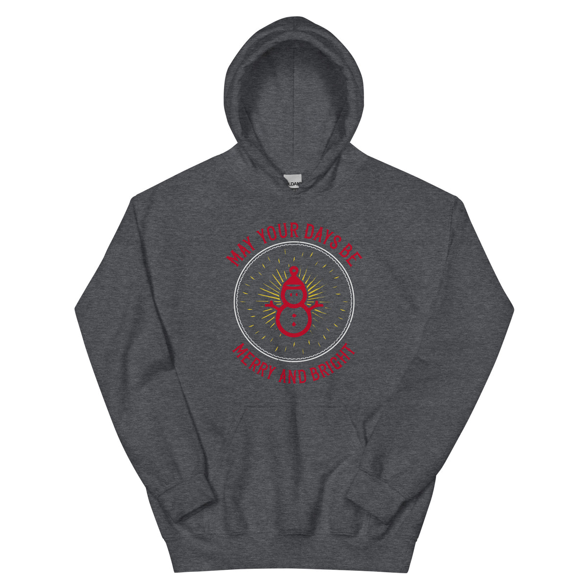 May Your Days Be Merry and Bright Christmas Unisex Hoodie
