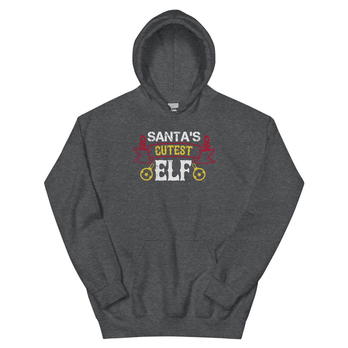 Santa's Cutest Elf Christmas Unisex Hoodie