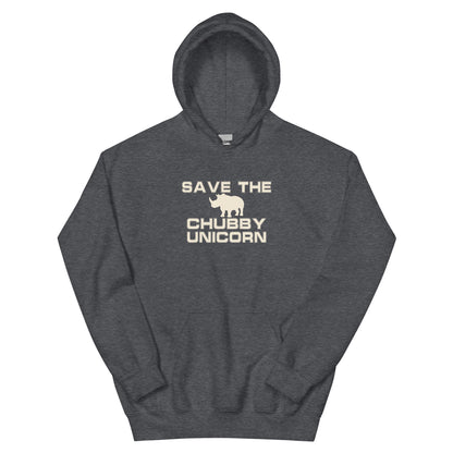 Save the Chubby Unicorn Unisex Hoodie