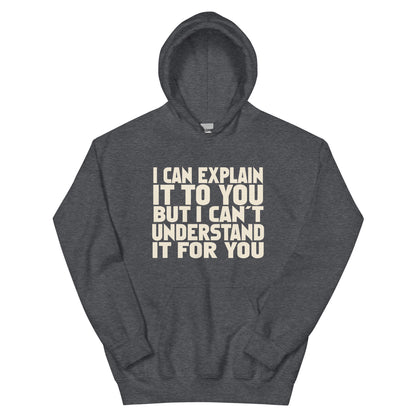 I Can Explain It to You but I Can't Understand It for You Unisex Hoodie