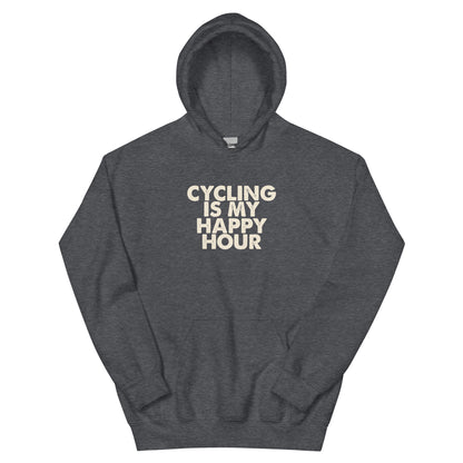 Cycling Is My Happy Hour Unisex Hoodie