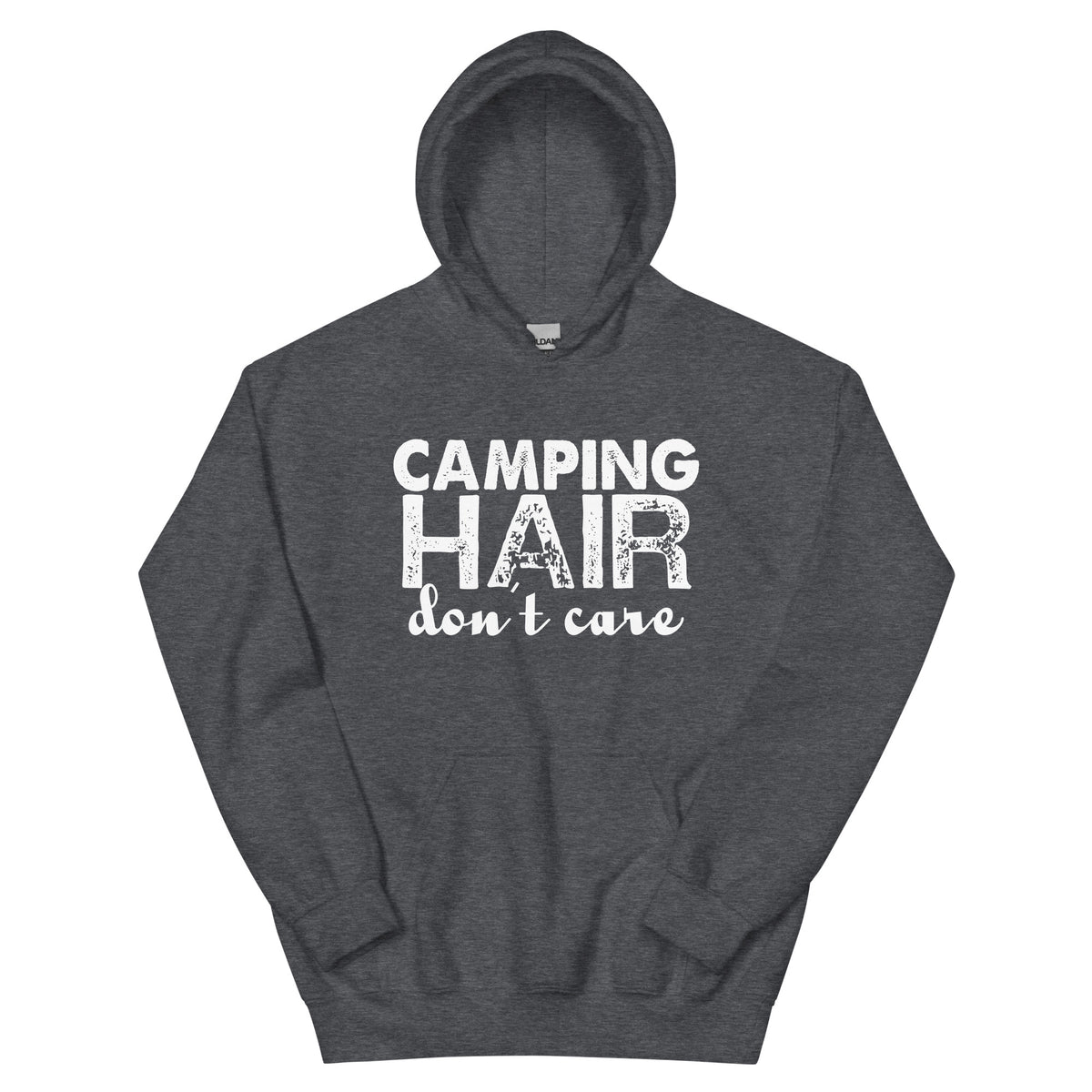 Camping Hair Don't Care Unisex Hoodie