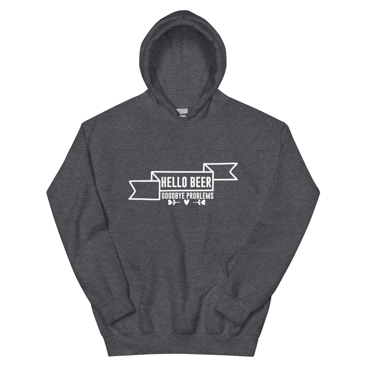 Hello Beer, Goodbye Problems Unisex Hoodie