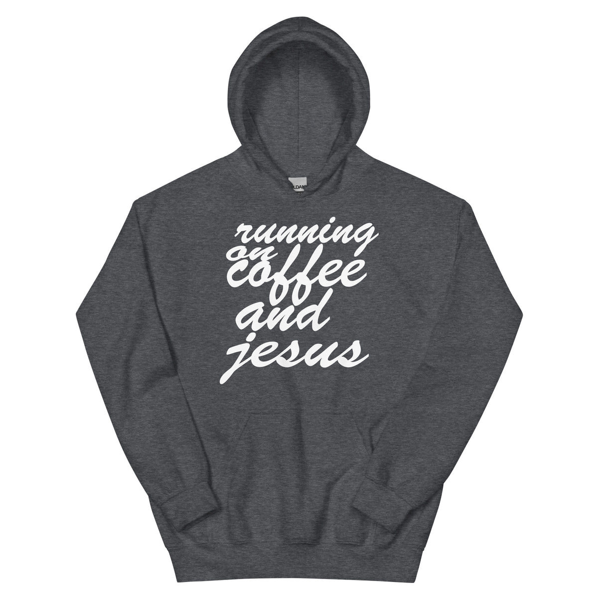 Running on Coffee and Jesus Unisex Hoodie