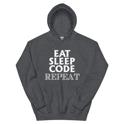 Eat Sleep Code Repeat Unisex Hoodie