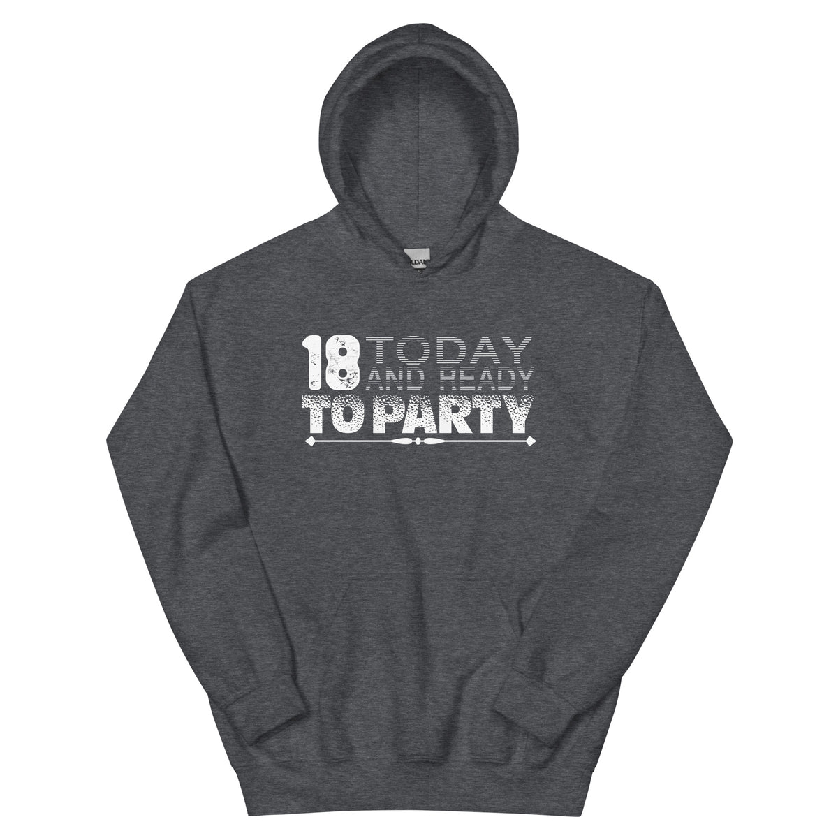 18 Today and Ready to Party Unisex Hoodie