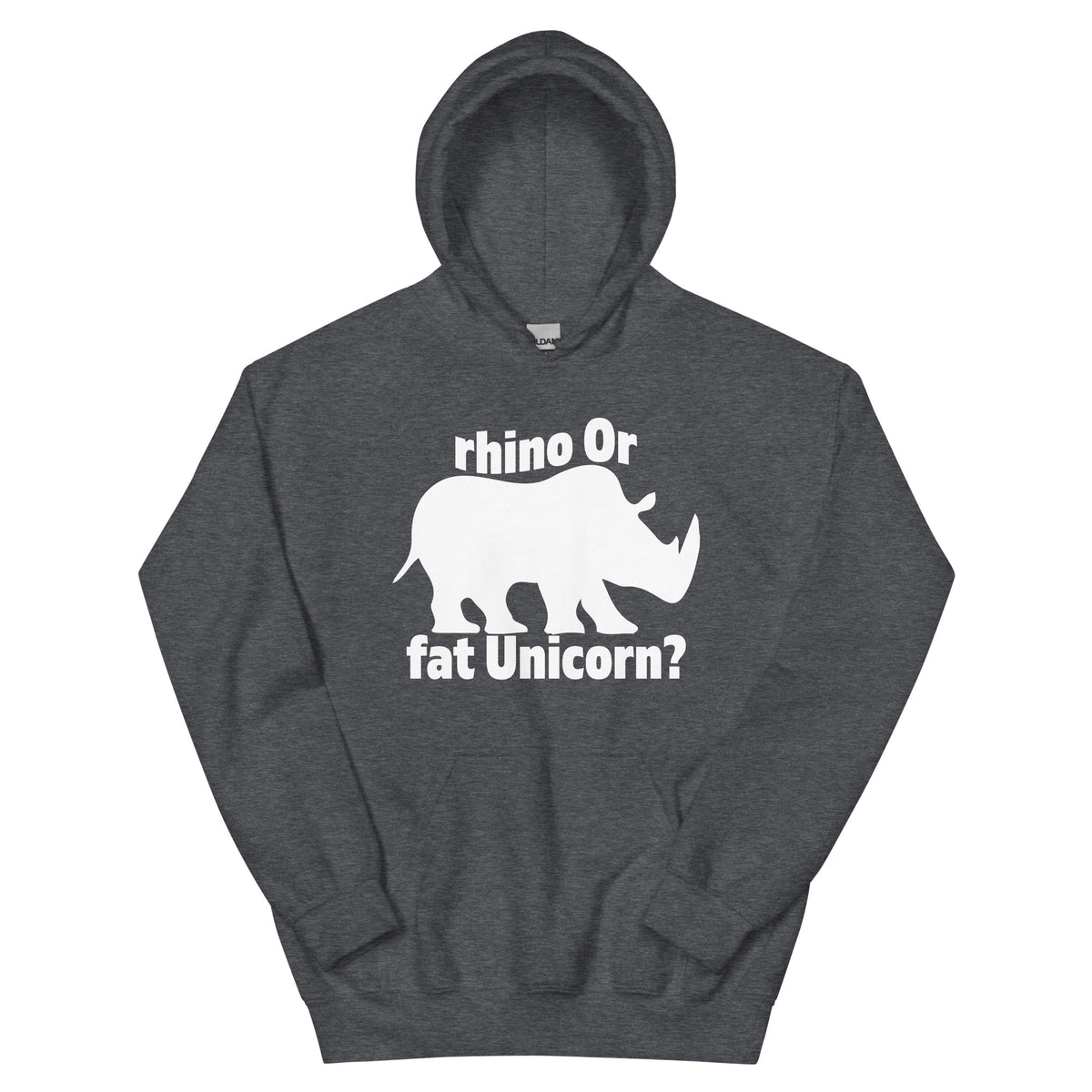 Rhino or Fat Unicorn? Unisex Hoodie
