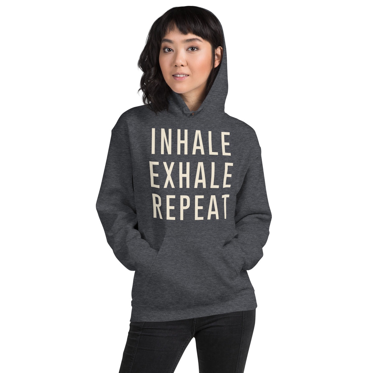 Inhale Exhale Repeat Unisex Hoodie