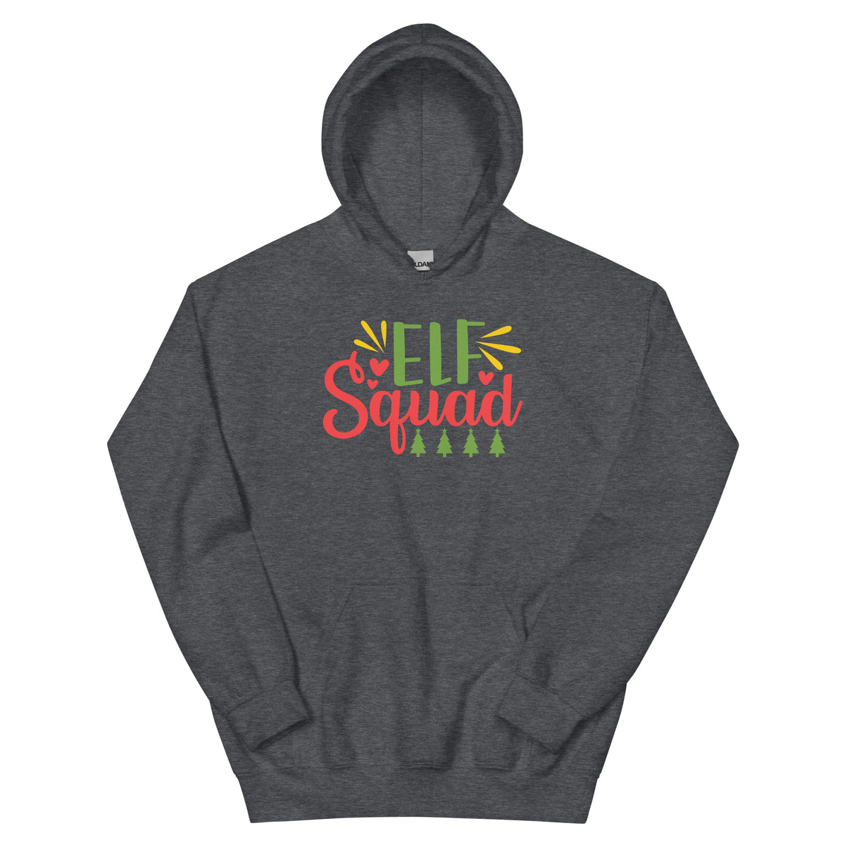 Elf Squad Christmas – Pine Trees Unisex Hoodie