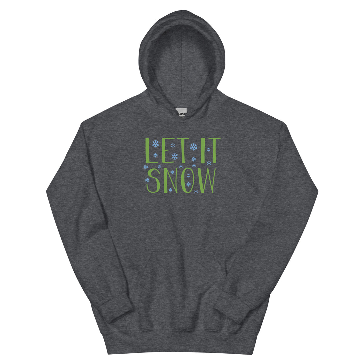 Let It Snow Christmas – Snowflakes Unisex Hoodie