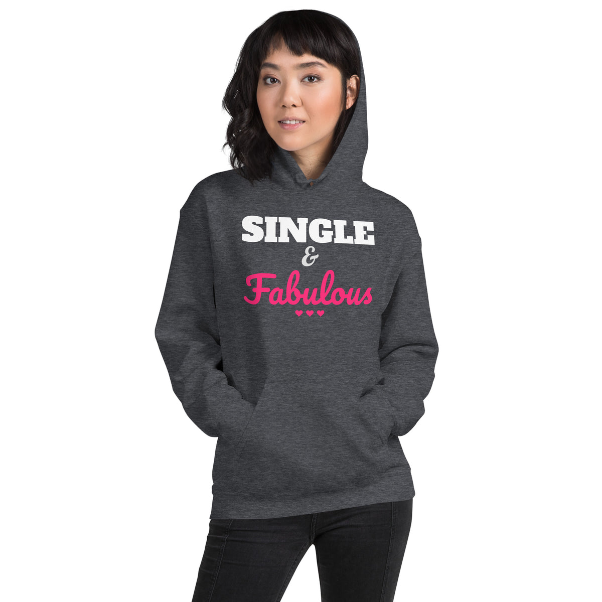 Single & Fabulous Valentine's Day Unisex Hoodie