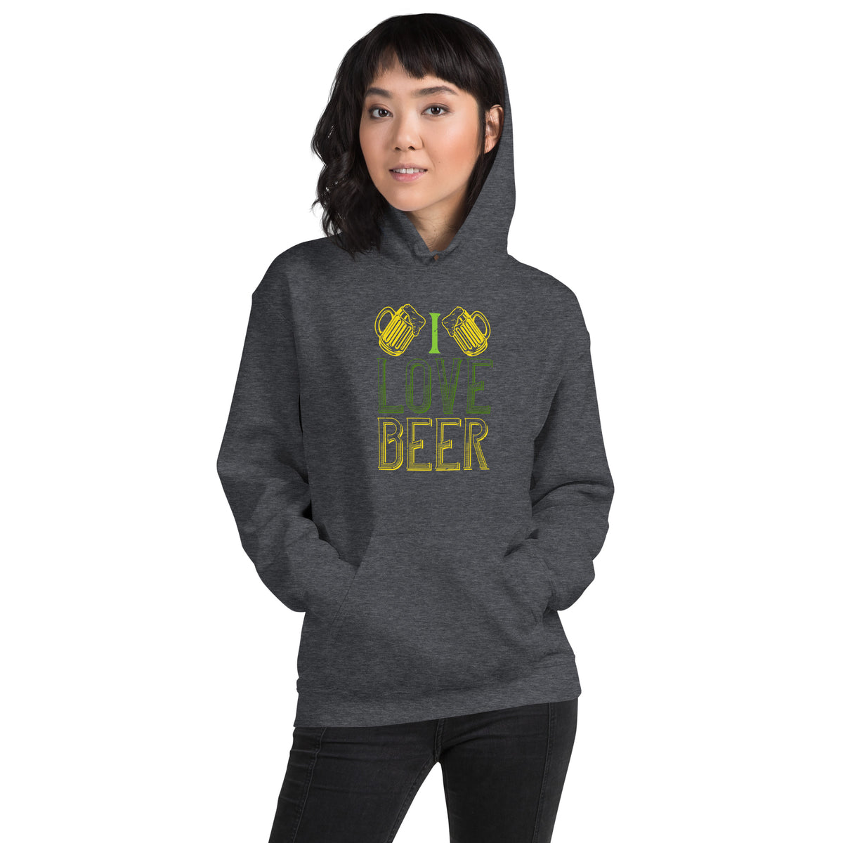 I Love Beer St. Patrick's Day Unisex Hoodie