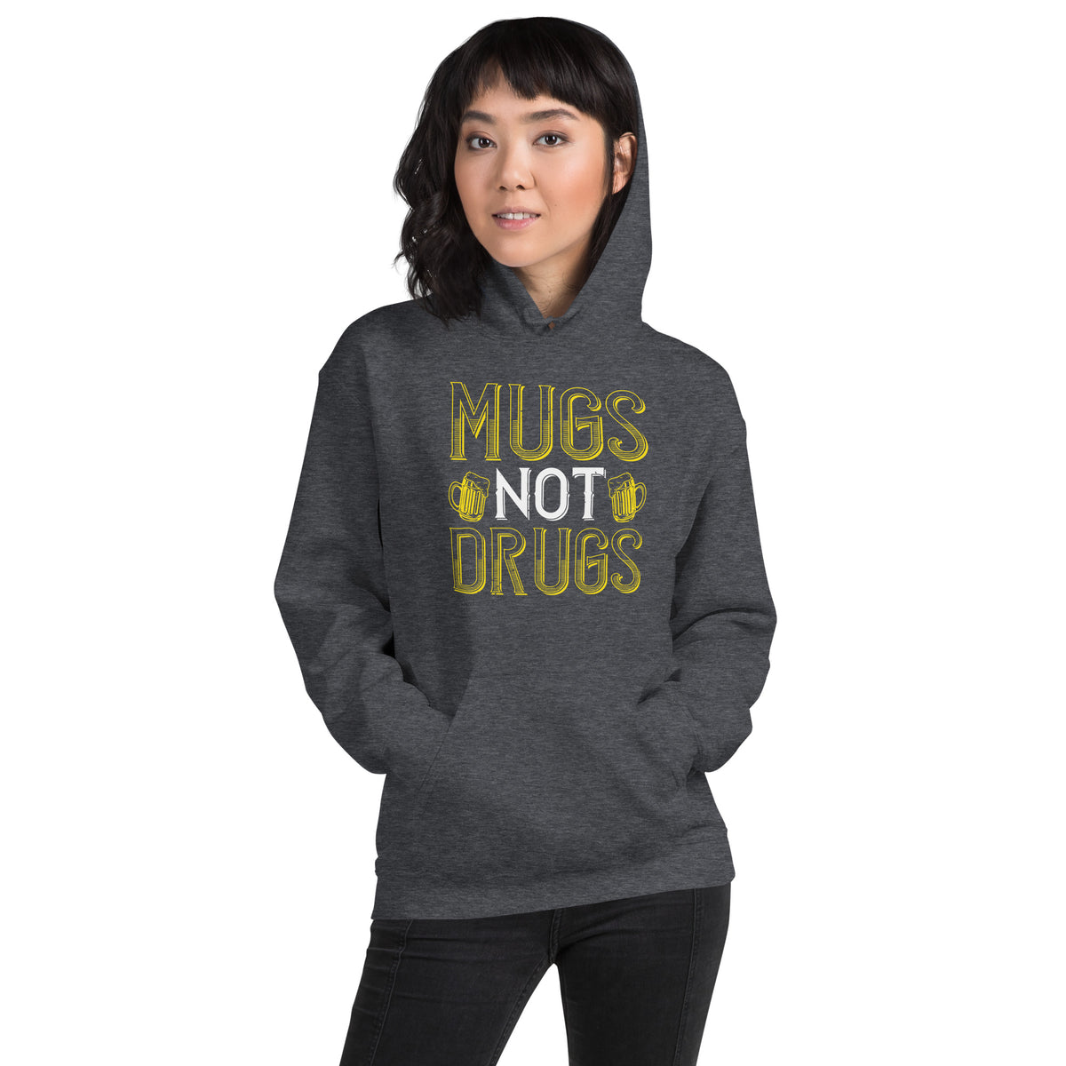 Mugs Not Drugs St. Patrick's Day Unisex Hoodie
