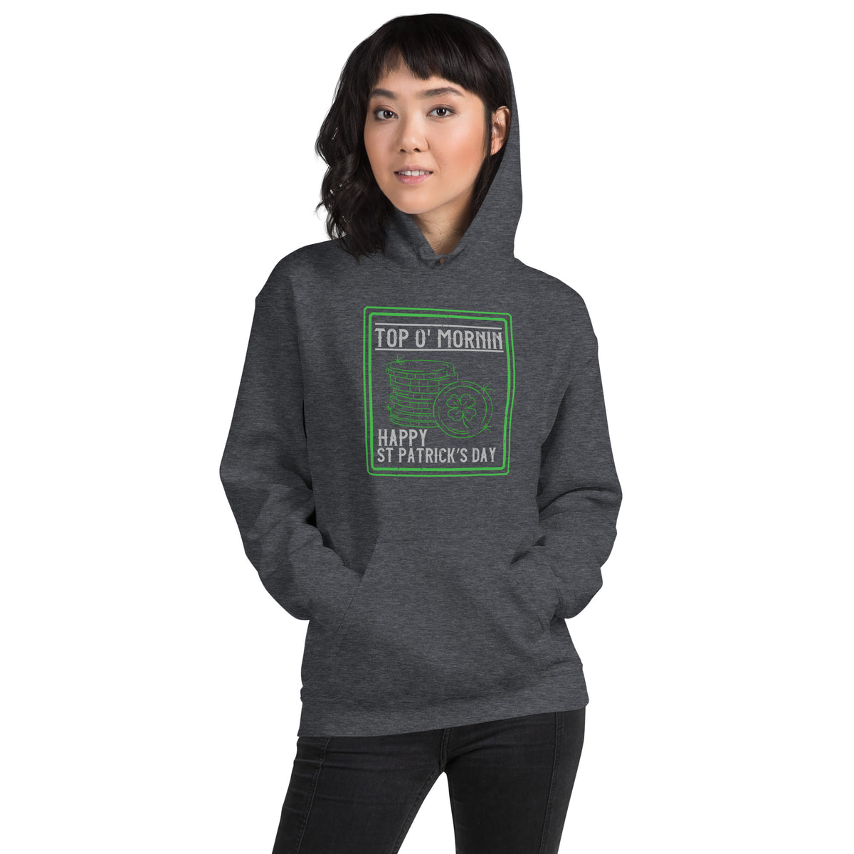Top O' Mornin' Happy St. Patrick's Day Unisex Hoodie