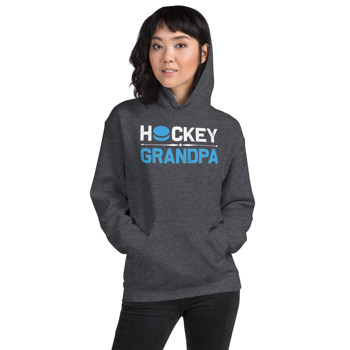 Hockey Grandpa Unisex Hoodie