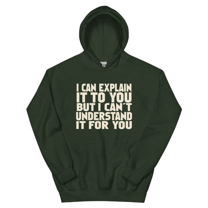 I Can Explain It to You but I Can't Understand It for You Unisex Hoodie