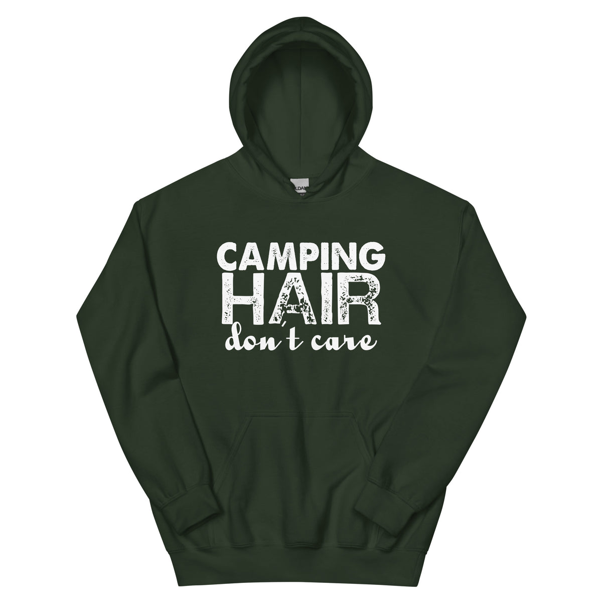 Camping Hair Don't Care Unisex Hoodie