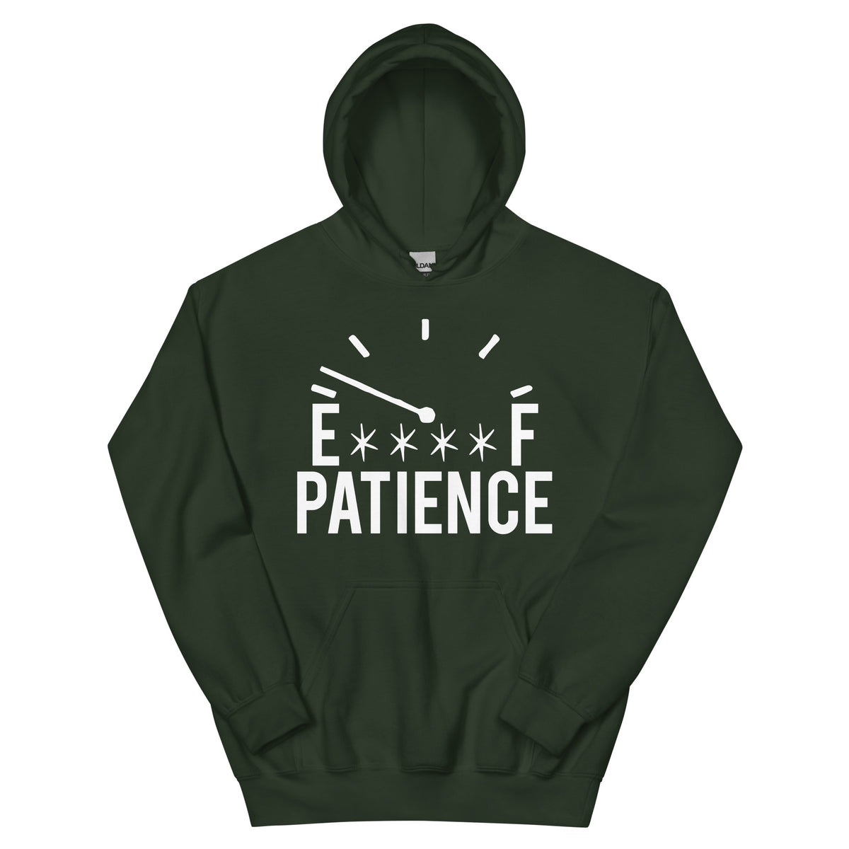 Out of Patience Gauge Unisex Hoodie