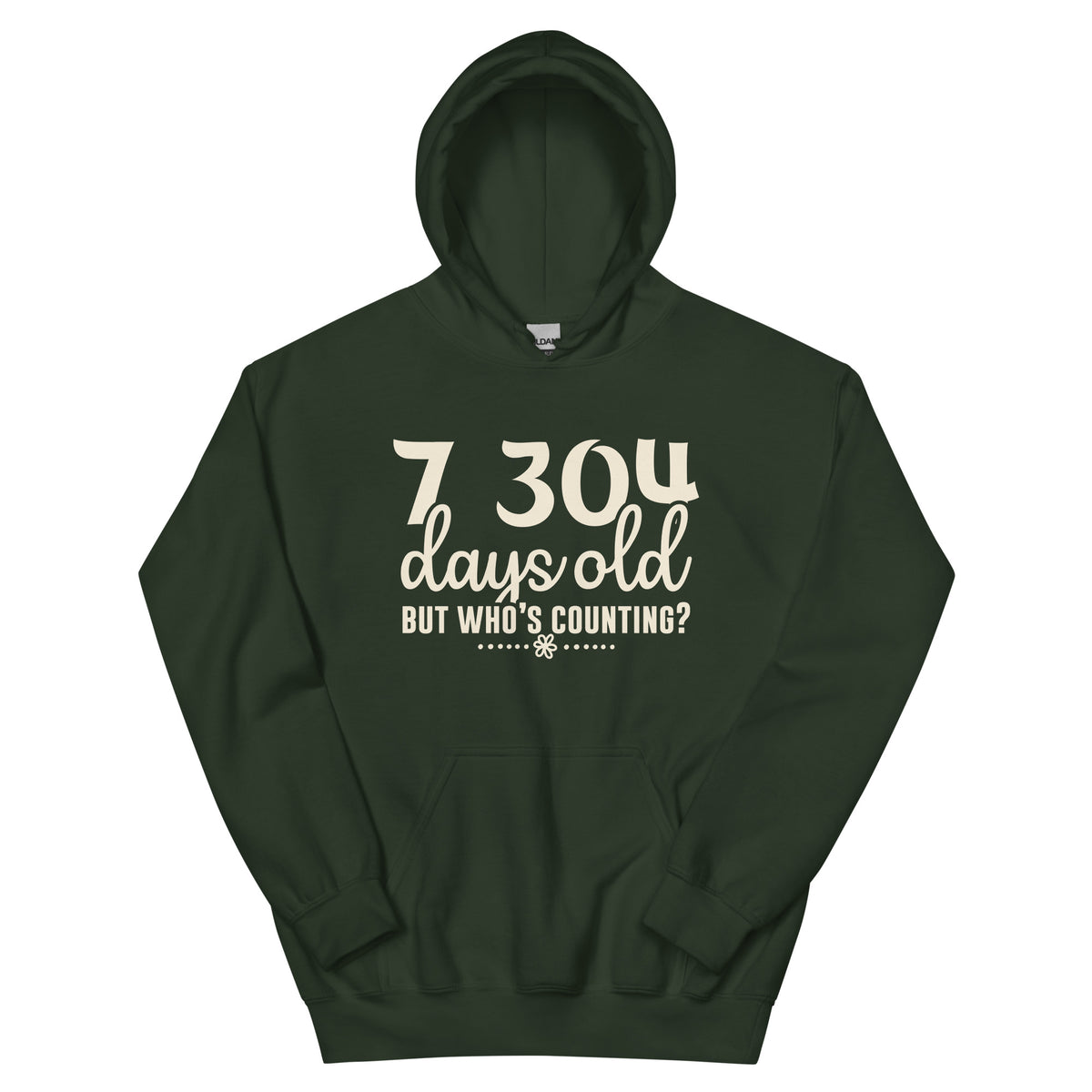 7,304 Days Old but Who's Counting Unisex Hoodie
