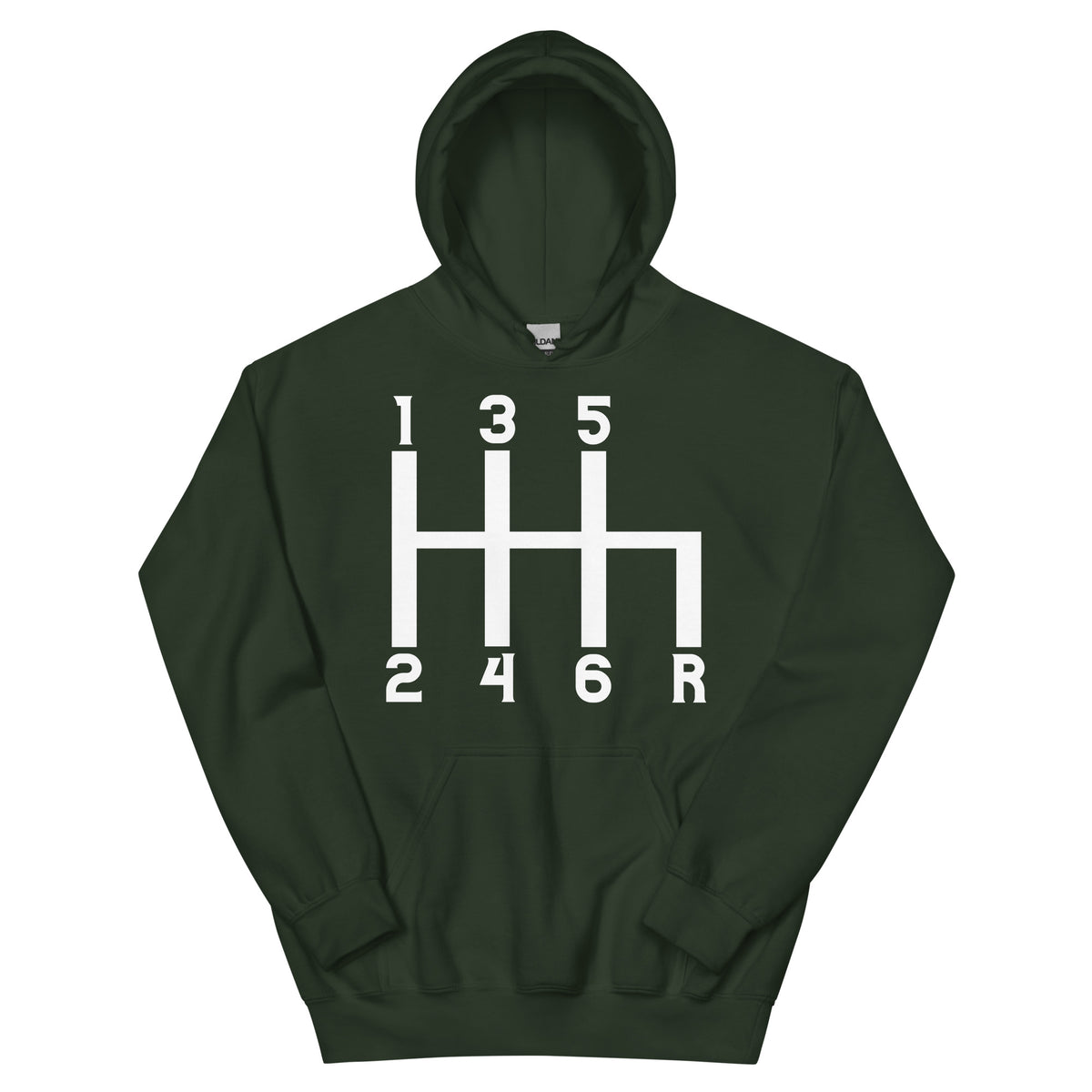 Gear Shift 1-3-5-2-4-6-R Unisex Hoodie